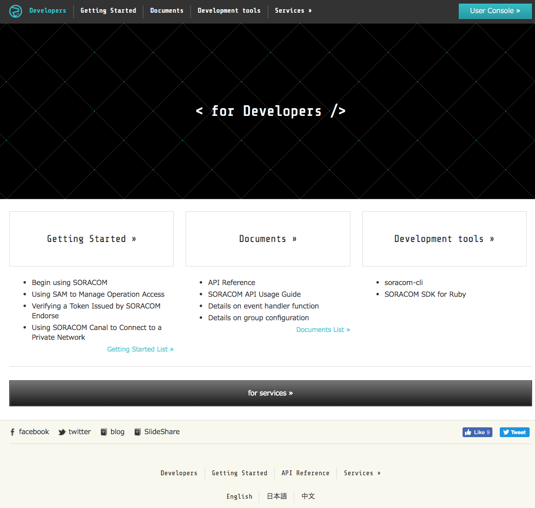 Developer Site