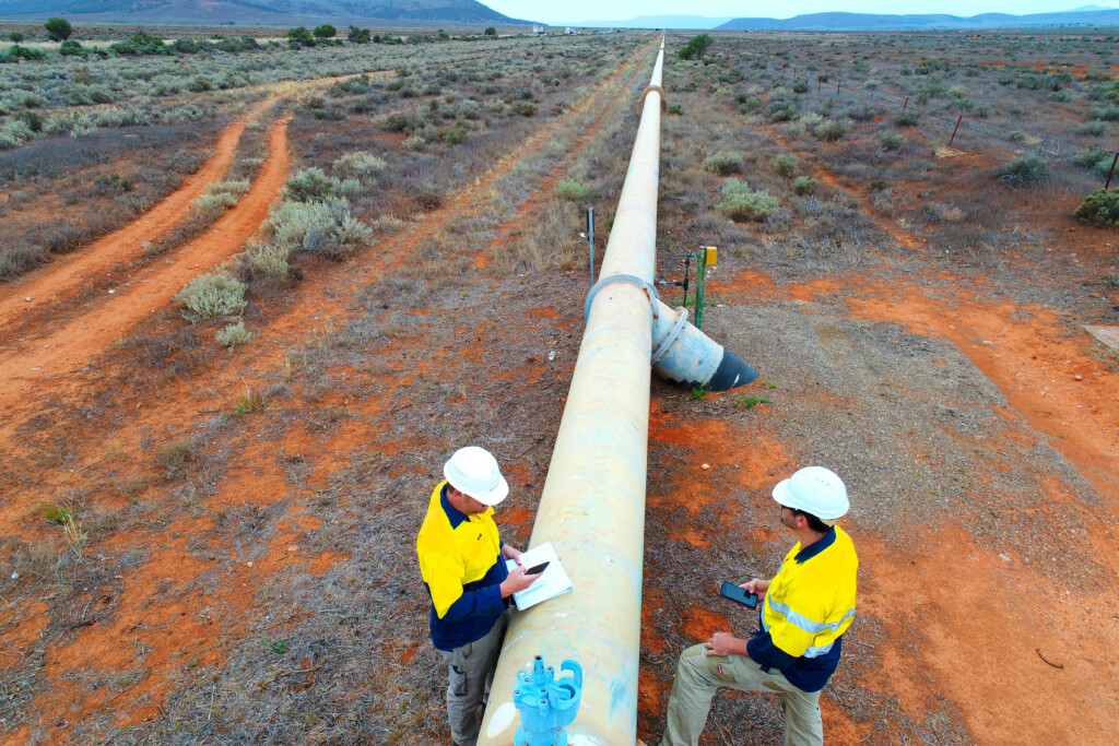 Oil pipeline predictive maintenance, image from adobe stock