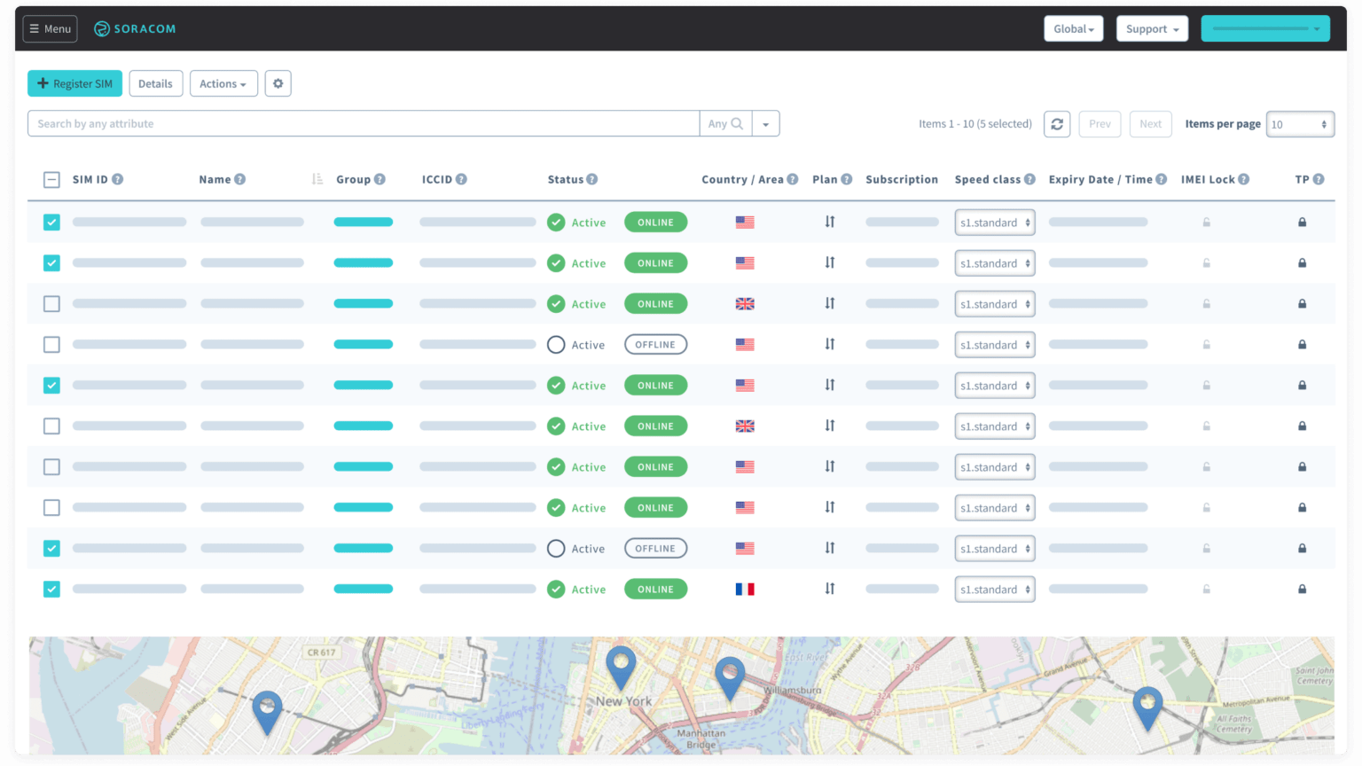 Managing Large Deployments with the Soracom User Console | Soracom