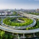 Infrastructure, elevated expressway, roadway, driving, Cellular IoT, Image from Adobe Stock