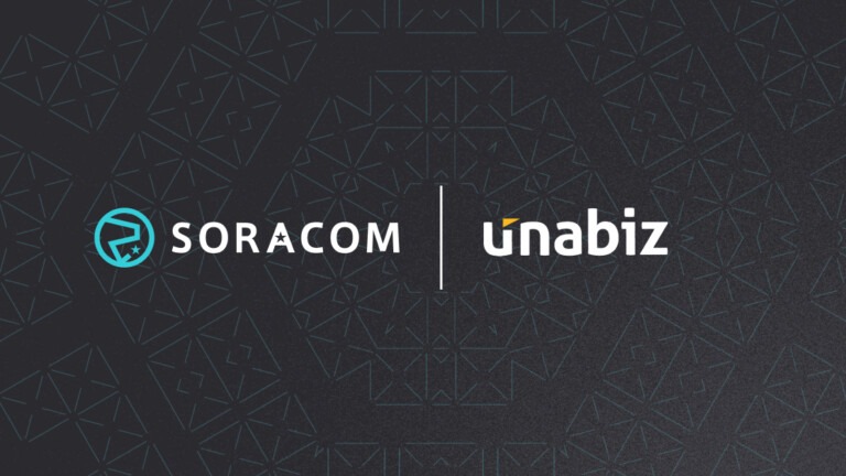 UnaBiz Soracom Partnership graphic